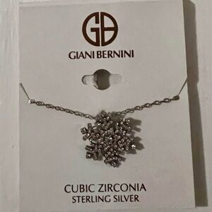 Giani Bernini Sterling Silver Cubic Zirconia Necklace
